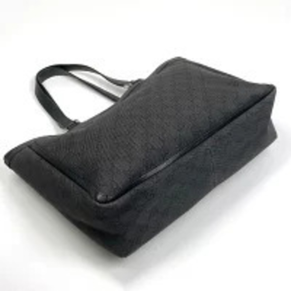 Gucci black tote handbag GG canvas shoulder bag Black